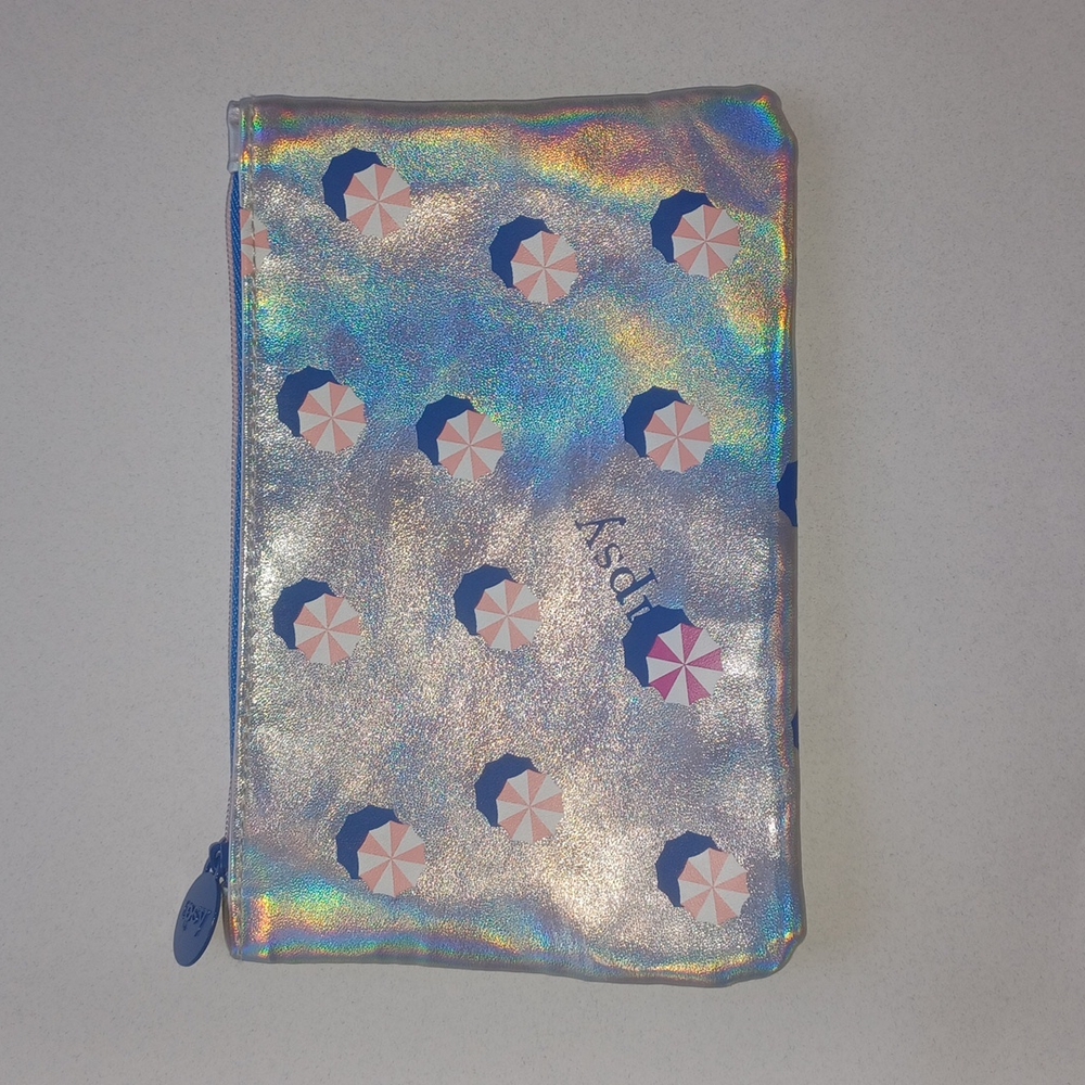 Holographic Unicorn Skin ipsy glam bag for the beach pool cruise Copy-2